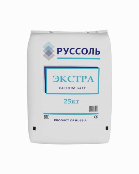 Пищевая соль выварочная Экстра 25 кг, Руссоль Пищевая соль выварочная Экстра 25 кг, Руссоль
